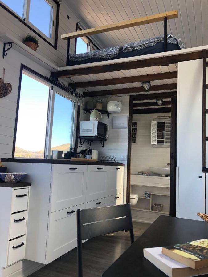 Tinyhouse Luna With Ac, Bbq And Beautiful View La Vegueta Ngoại thất bức ảnh