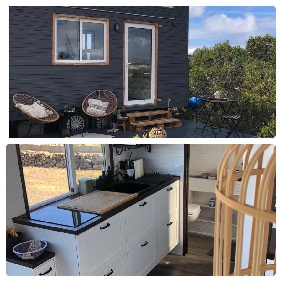 Tinyhouse Luna With Ac, Bbq And Beautiful View La Vegueta Ngoại thất bức ảnh
